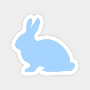 Bunny Rabbit Pattern in Blue Sticker